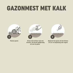 Pokon Gazonmest met Kalk 1kg voor 15mВ - afbeelding 6