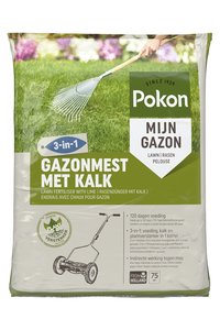 Pokon Gazonmest met Kalk 5kg voor 75m² - afbeelding 1