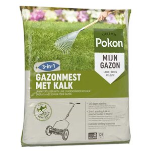 Pokon Gazonmest met Kalk - 8,4kg voor 125m²