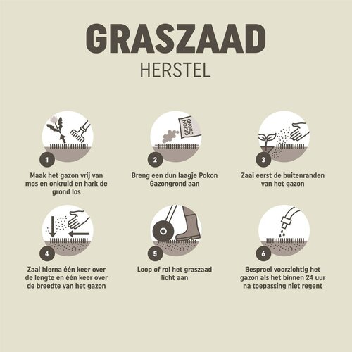 Pokon Graszaad Herstel SOS 250gr - afbeelding 8