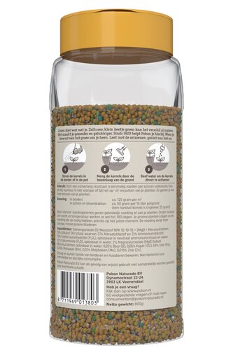 Pokon Groene Planten Voedingskorrels 800gr OP=OP - afbeelding 2
