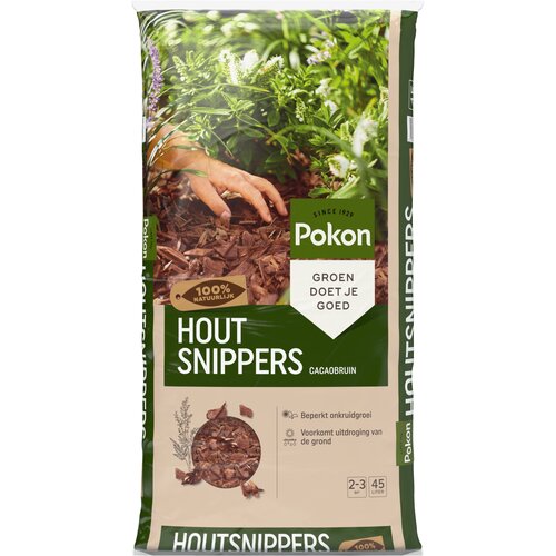 Pokon Houtsnippers Cacaobruin 45L - afbeelding 1