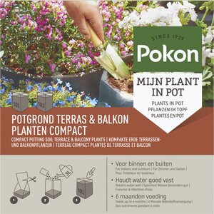 Pokon Kokos Potgrond Terras & Balkon Compact 20L  - afbeelding 1