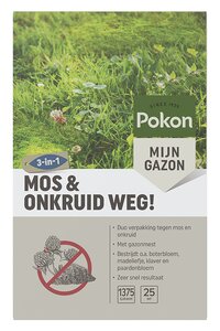 Pokon Mos en Onkruid Weg! 3-in-1 voor 25m² OP=OP - afbeelding 2