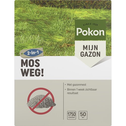 Pokon Mos Weg! 1,75kg voor 50mВ  - afbeelding 2