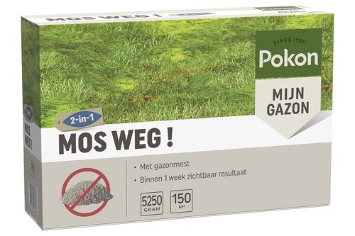 Pokon Mos Weg! 5,25kg voor 150m² - afbeelding 1