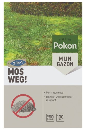 Pokon Mos Weg! 3,5kg voor 100m² OP=OP - afbeelding 1