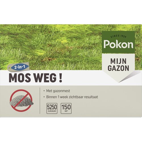 Pokon Mos Weg! 5,25kg voor 150mВ  - afbeelding 2