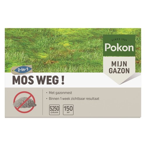 Pokon Mos Weg! 5,25kg voor 150m² OP=OP - afbeelding 1