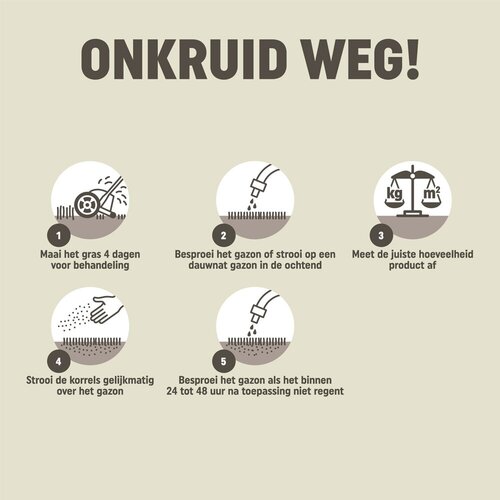 Pokon Onkruid Weg! 1,6kg voor 80mВ - afbeelding 3