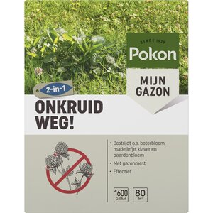 Pokon Onkruid Weg! - 1,6kg voor 80m² - afbeelding 1