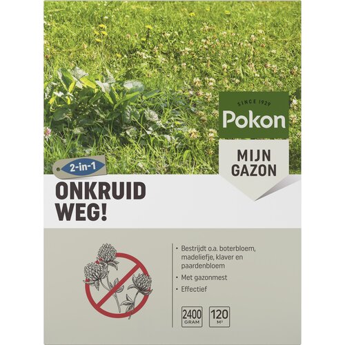 Pokon Onkruid Weg! 2,4kg voor 120mВ - afbeelding 1