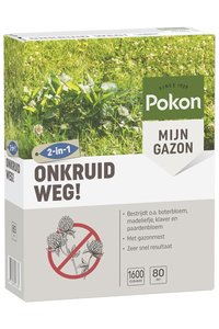 Pokon Onkruid Weg! 1,6kg voor 80m² - afbeelding 1