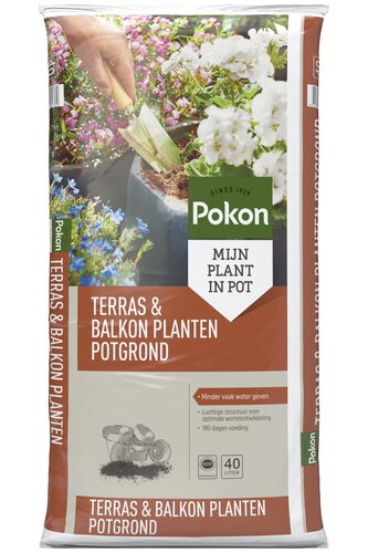 Pokon Potgrond Terras & Balkon Planten 40L - afbeelding 1
