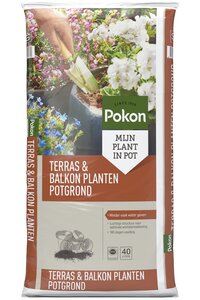 Pokon Potgrond Terras & Balkon Planten 40L - afbeelding 1