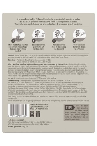Pokon Rozen Mest - 1kg - afbeelding 2