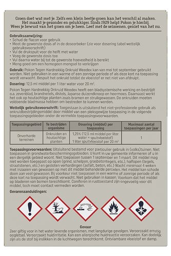 Pokon Tegen Hardnekkig Onkruid Concentraat Weedex 100ml - afbeelding 2