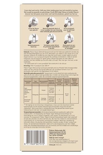 Pokon Tegen Onkruid Concentraat 450ml - afbeelding 2