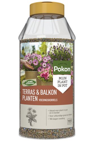 Pokon Terras & Balkon Planten Voedingskorrels 1800gr  - afbeelding 1