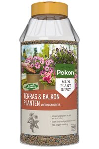 Pokon Terras & Balkon Planten Voedingskorrels 1800gr OP=OP - afbeelding 1