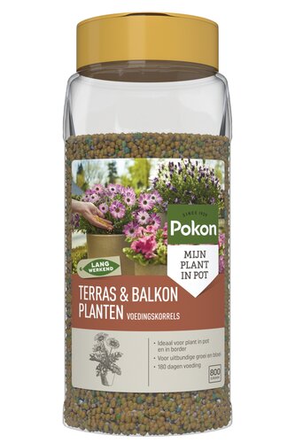 Pokon Terras & Balkon Planten Voedingskorrels 800gr  - afbeelding 1