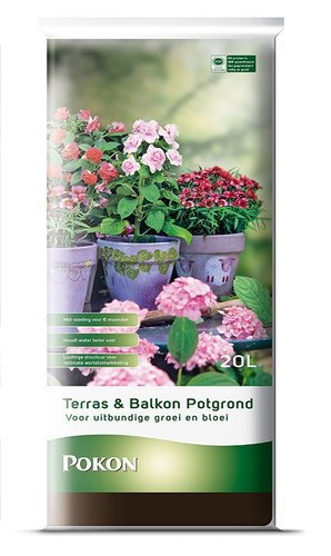 Pokon Potgrond Terras & Balkon Planten 20L