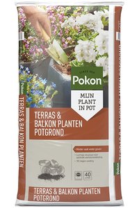 Pokon Potgrond Terras & Balkon Planten 40L - afbeelding 1