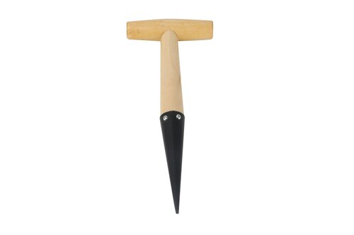 Pootijzer L 29 cm hout/metaal