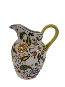 Porseleinen schenkkan flowers - L 20 x B 16 x H 22 cm