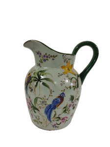 Porseleinen schenkkan tropical - L 20 x B 16 x H 22 cm