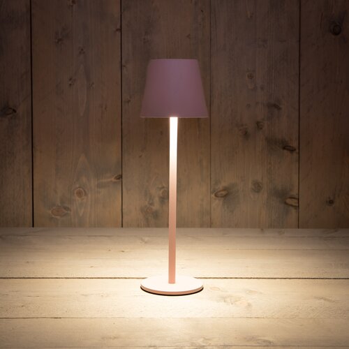 PORTABLE TAFELLAMP 11X36.5CM MAT ROZE LED WARM WIT DIMBAAR - 2000MAH LI-ON -  US