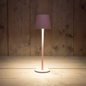 PORTABLE TAFELLAMP 11X36.5CM MAT ROZE LED WARM WIT DIMBAAR - 2000MAH LI-ON -  US
