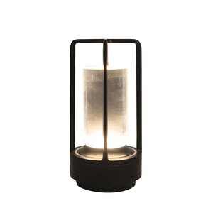Portable tafellamp 18x9cm zwart - afbeelding 1