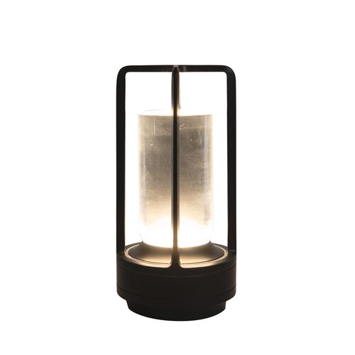 Portable tafellamp 18x9cm zwart - afbeelding 2