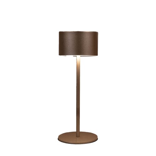 Portable tafellamp 22x8cm brons