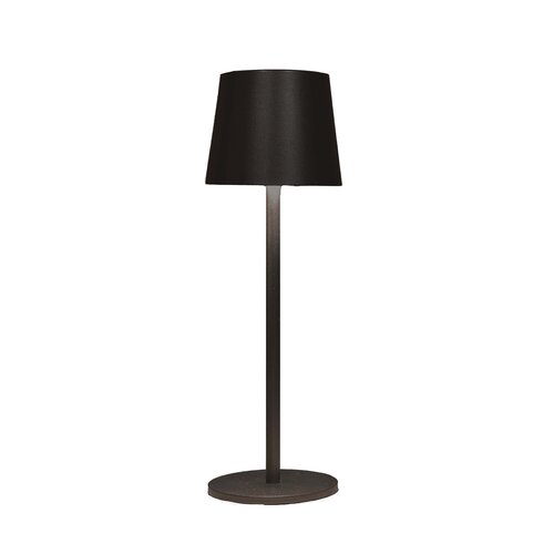 Portable tafellamp 26.5x9cm zwart
