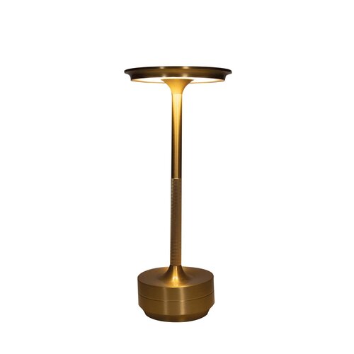 Portable tafellamp 28x13cm goud