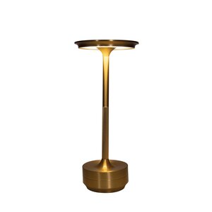Portable tafellamp 28x13cm goud - afbeelding 1