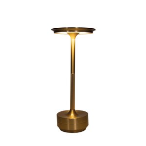 Portable tafellamp 28x13cm goud - afbeelding 2