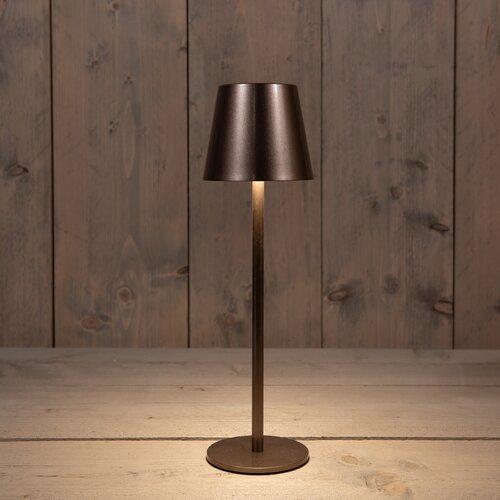 Portable tafellamp 36.5x11cm brons