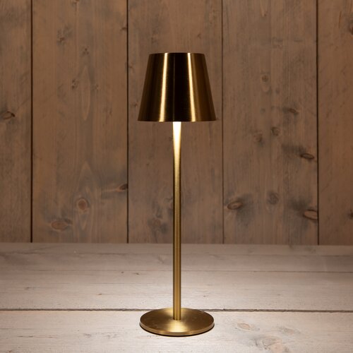 Portable tafellamp 36.5x11cm goud