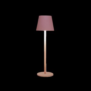 PORTABLE TAFELLAMP 9X27.5CM MAT ROZE LED WARM WIT DIMBAAR - 1200MAH LI-ON -  USB