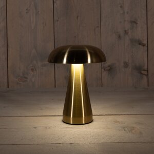 Portable tafellamp paddenstoel goud - afbeelding 3