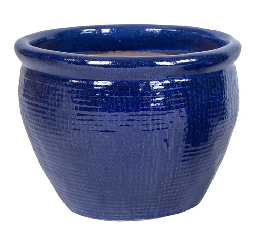 Portly Raster Falling Blue - Ø 46 x H 35 cm