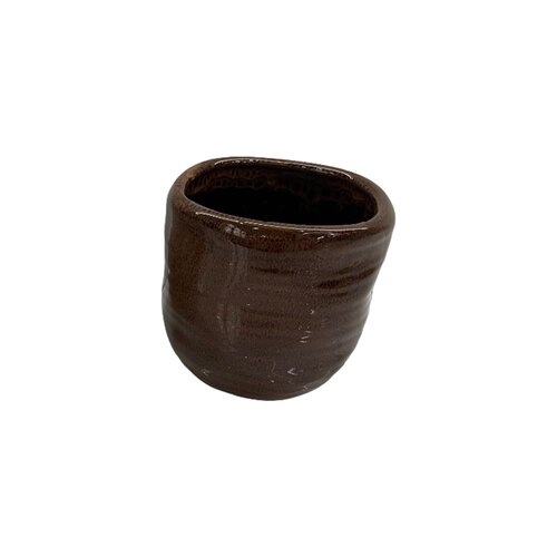 Pot - 14 x 14 cm chestnut