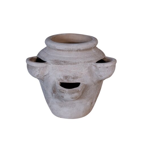 Pot aardbei D 40 x H 35 cm antique terra