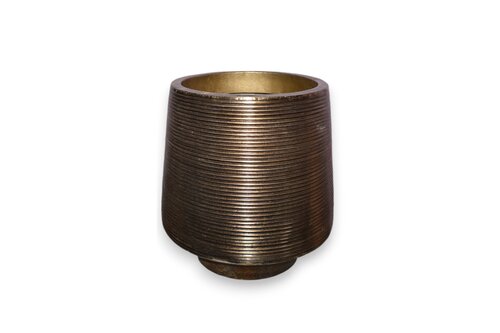 Pot alu D 48 x H 52 cm gold