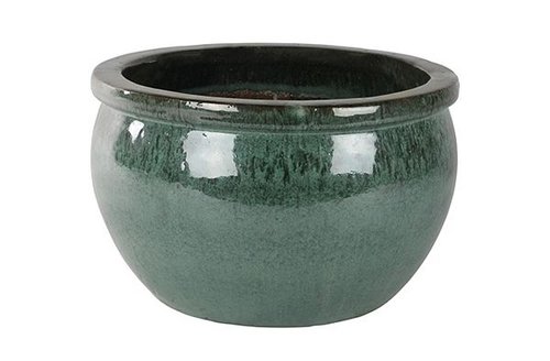 Pot Bavaria marble green D34 H20
