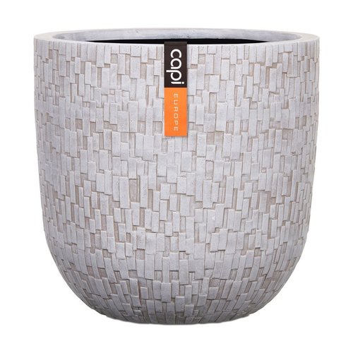 Pot bol Stone 35x34 ivoor