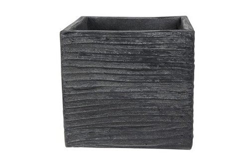 Pot Boris zwart D28x28 H25